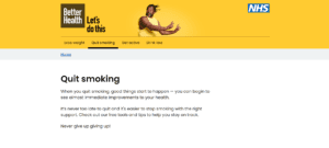 Read more about the article Quit Smoking – NHS Better Health Support