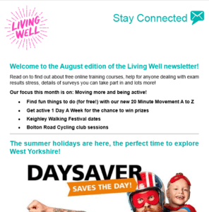Read more about the article The Living Well August Newsletter