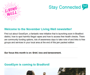 Read more about the article The Living Well November Newsletter