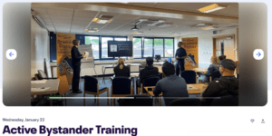 Read more about the article Active Bystander Training