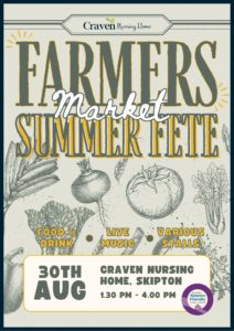 Read more about the article Craven Nursing Home Summer Fete: Farmers Market