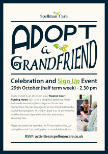 Read more about the article Adopt a Grandfriend Celebration & Sign Up Event